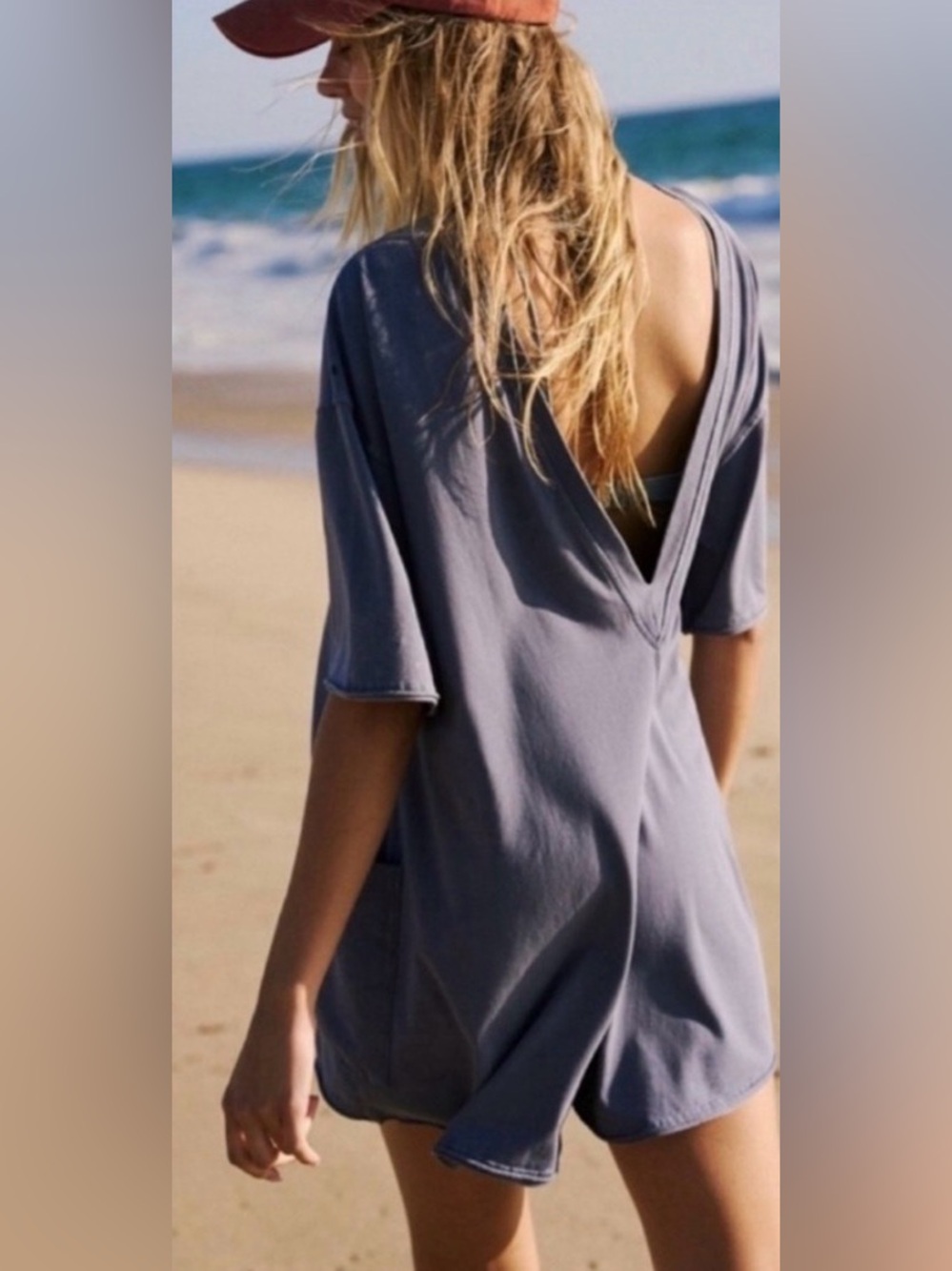 FP MOVEMENT by FREE PEOPLE HOT SHOT TEE ROMPER - Picture 2 of 13